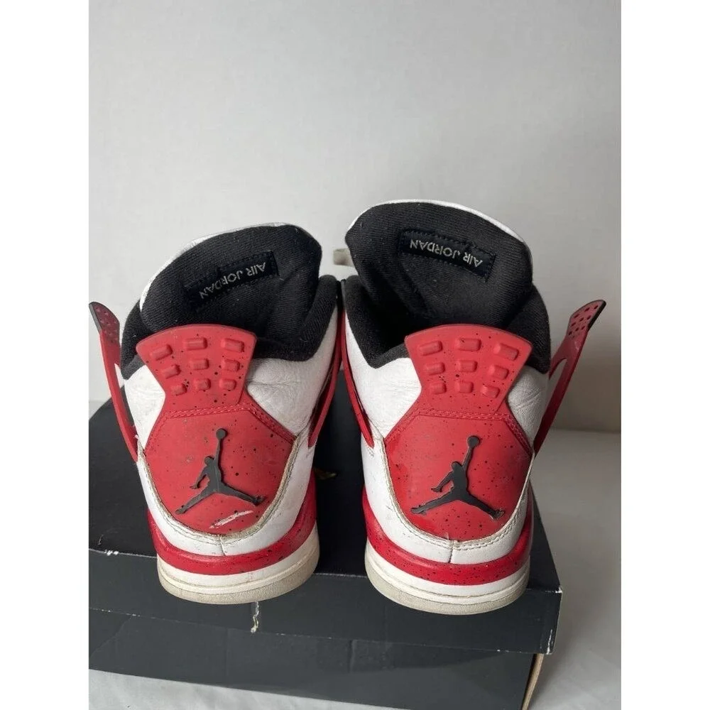 Nike‎ Air Jordan 4 Red Cement - Men's Size 9 - DH6927-161 - Moderate Wear